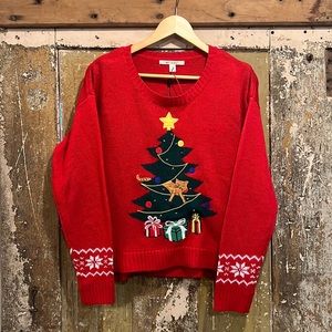 Christmas Sweater Drop - Miami cat and Christmas tree sweater